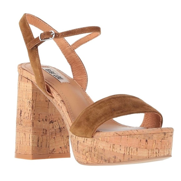 Bibilou Cork and Leather Heels, NWOT - Picture 1 of 8